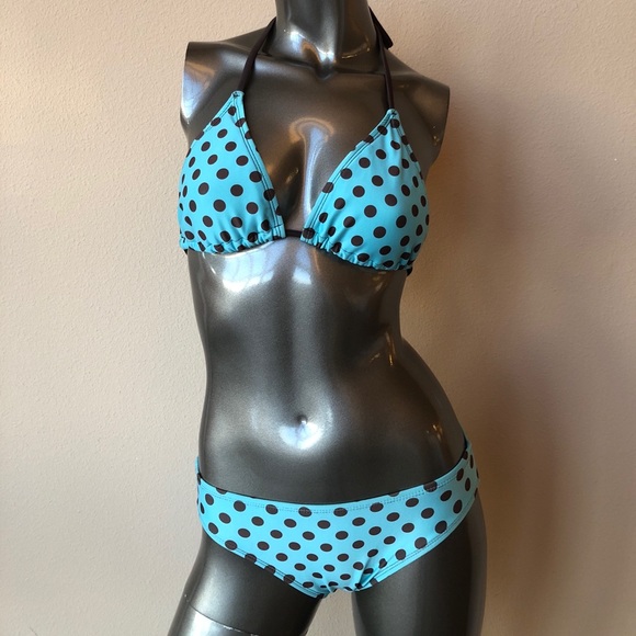 Popina swim wear Other - brown and blue bikini bathing suit 💜